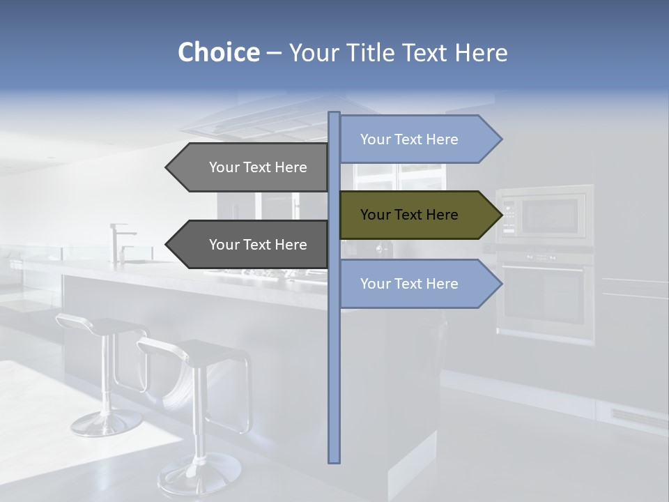 Island Perspective Floor PowerPoint Template