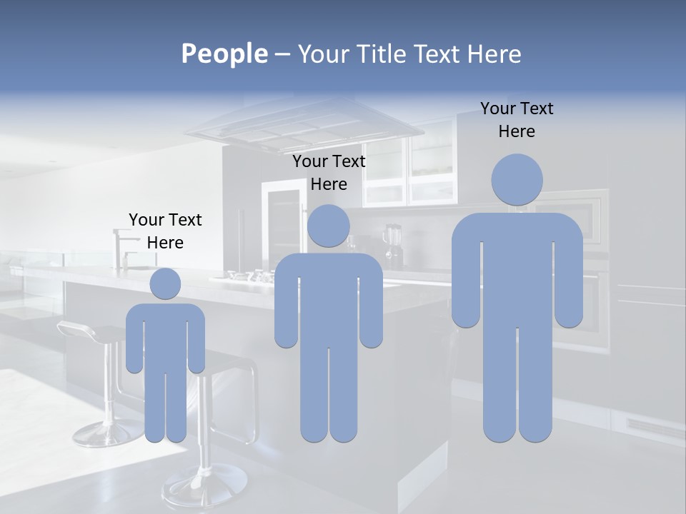 Island Perspective Floor PowerPoint Template