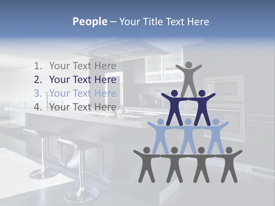 Island Perspective Floor PowerPoint Template