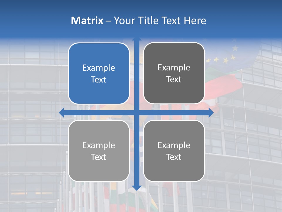 Europe Council Coloured PowerPoint Template