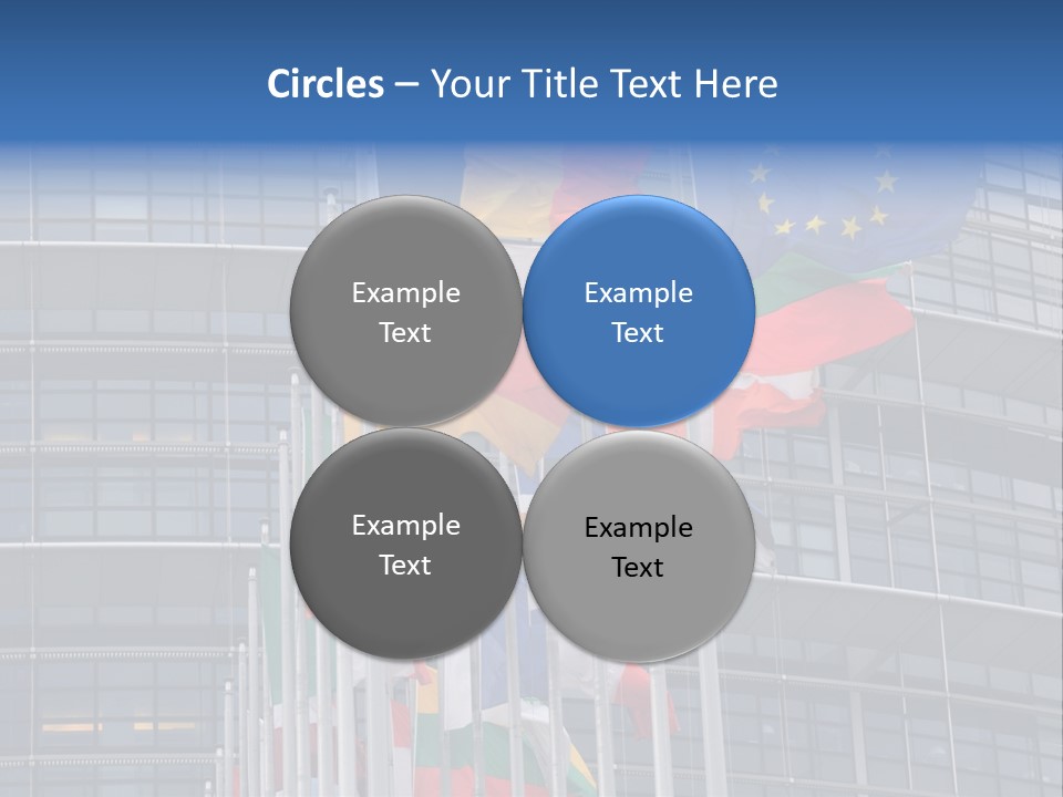 Europe Council Coloured PowerPoint Template