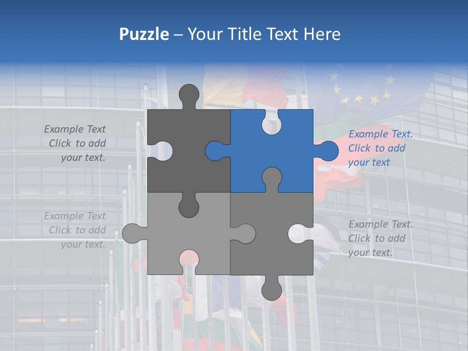 Europe Council Coloured PowerPoint Template