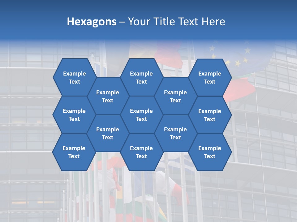 Europe Council Coloured PowerPoint Template