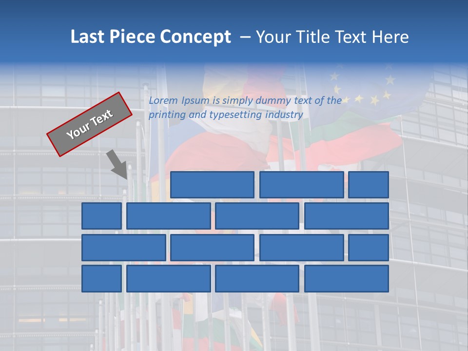Europe Council Coloured PowerPoint Template