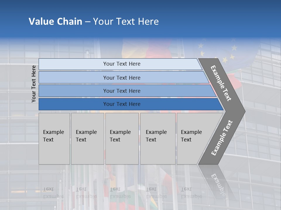 Europe Council Coloured PowerPoint Template