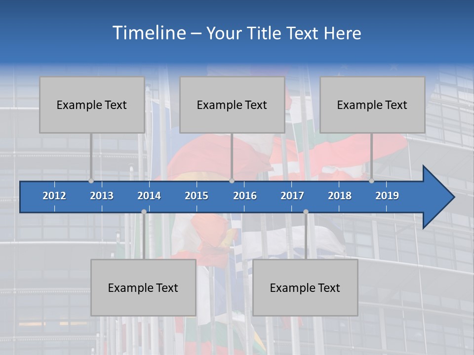 Europe Council Coloured PowerPoint Template