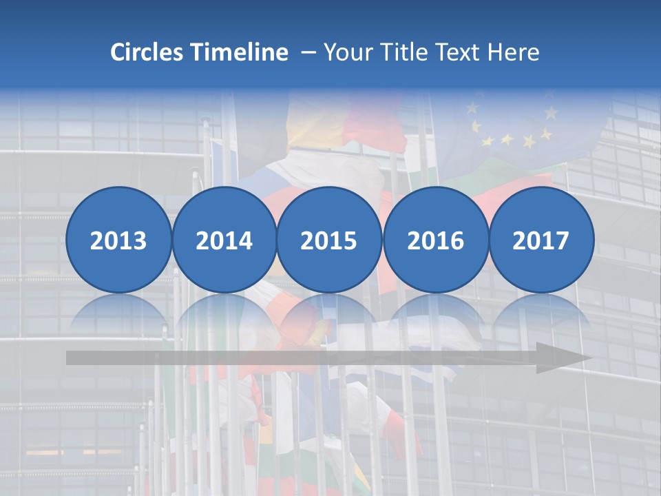 Europe Council Coloured PowerPoint Template