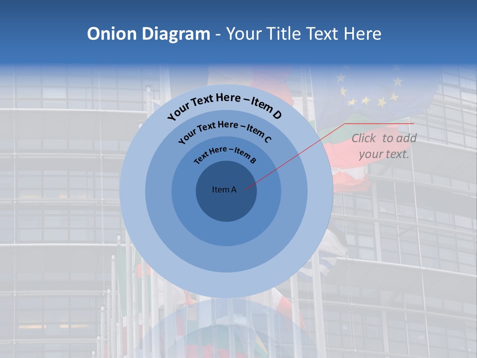Europe Council Coloured PowerPoint Template