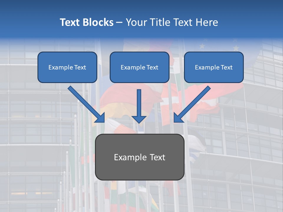 Europe Council Coloured PowerPoint Template