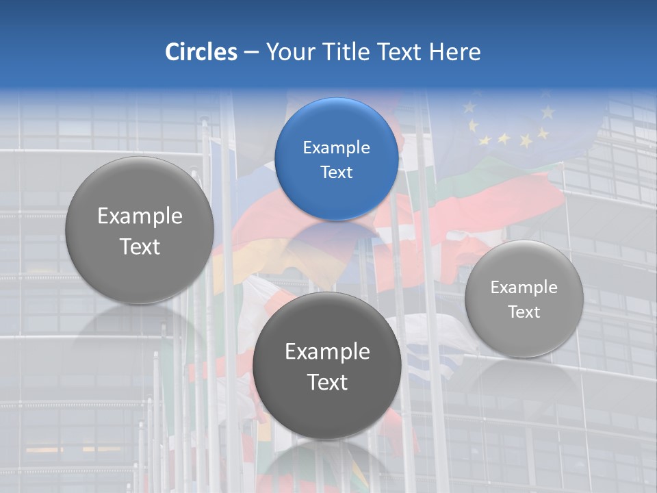 Europe Council Coloured PowerPoint Template