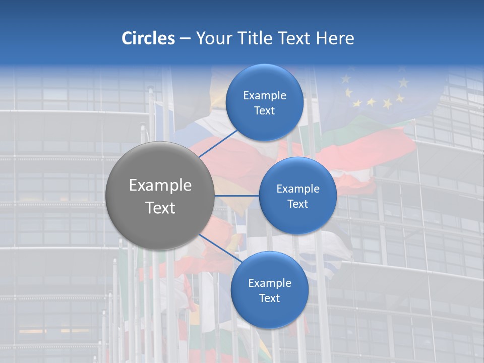 Europe Council Coloured PowerPoint Template