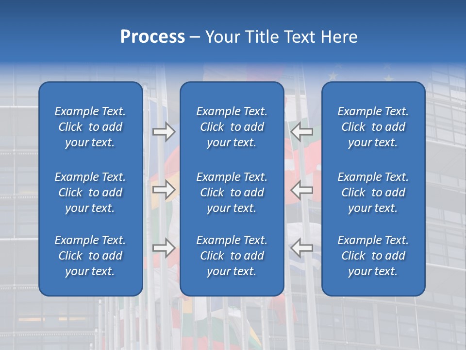 Europe Council Coloured PowerPoint Template