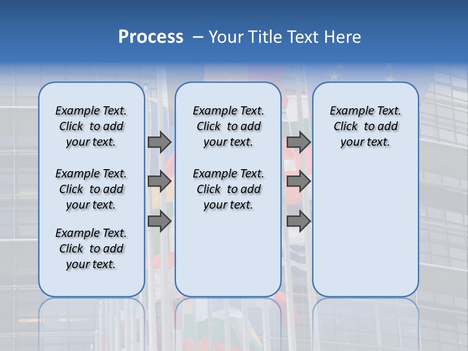 Europe Council Coloured PowerPoint Template