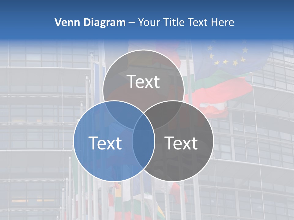 Europe Council Coloured PowerPoint Template