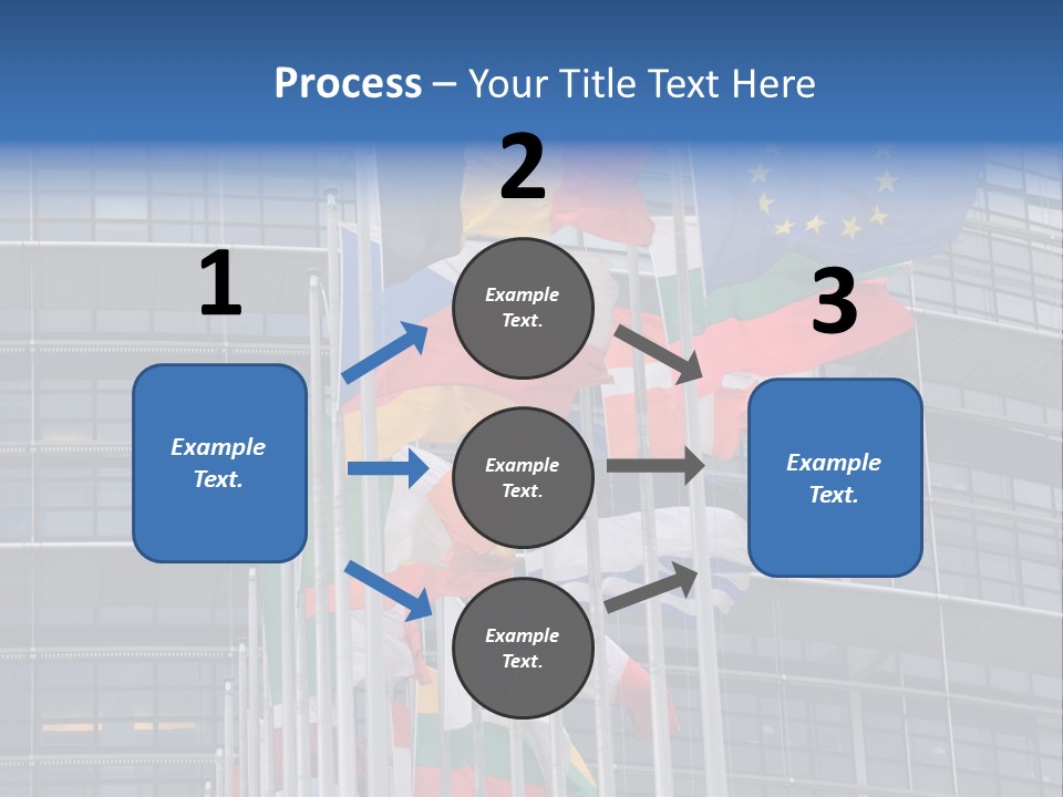 Europe Council Coloured PowerPoint Template