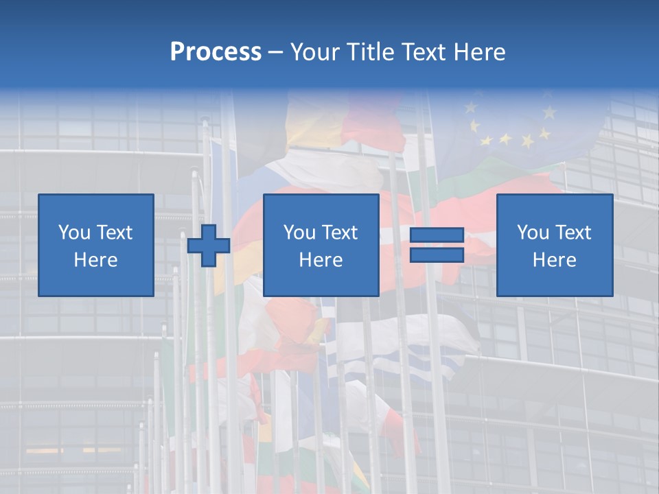 Europe Council Coloured PowerPoint Template