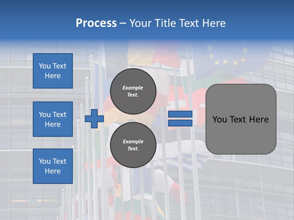 Europe Council Coloured PowerPoint Template