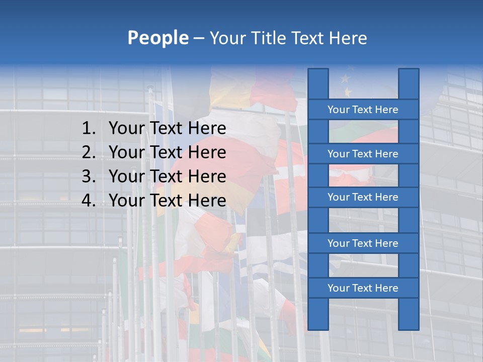 Europe Council Coloured PowerPoint Template