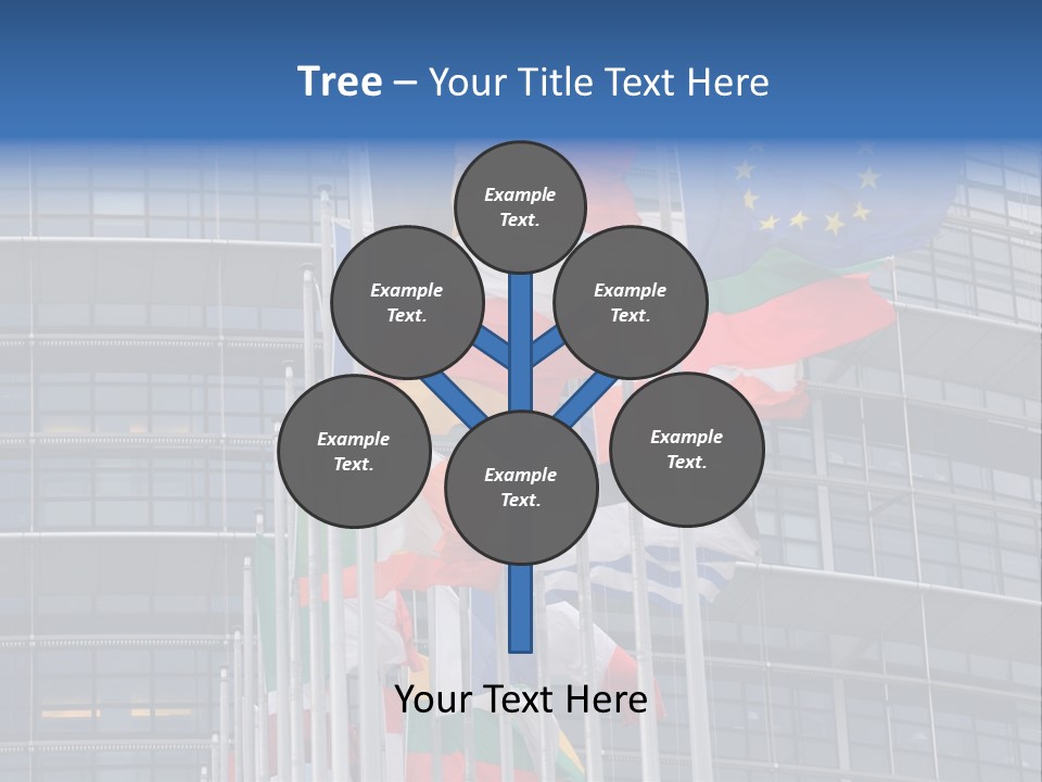 Europe Council Coloured PowerPoint Template