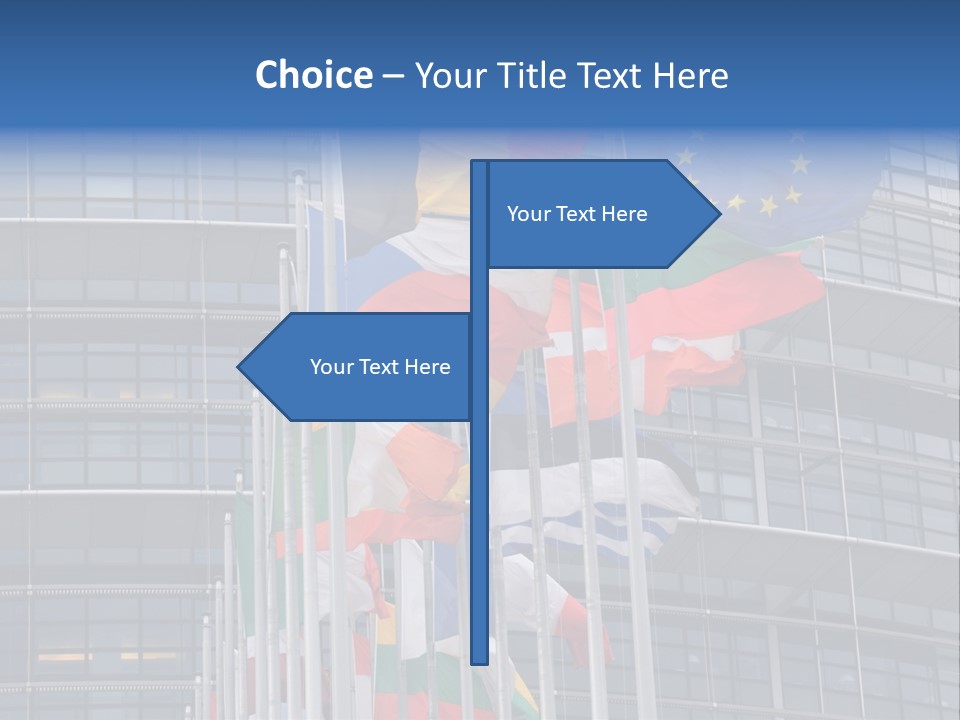 Europe Council Coloured PowerPoint Template