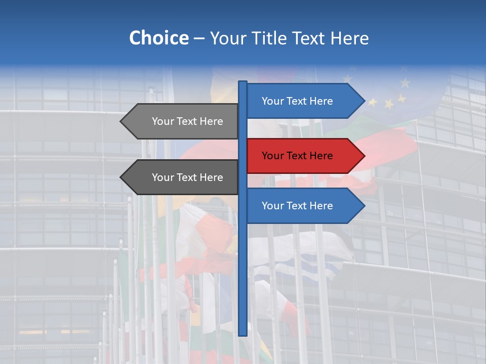 Europe Council Coloured PowerPoint Template