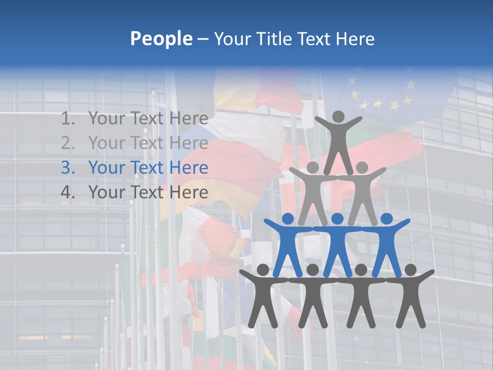 Europe Council Coloured PowerPoint Template