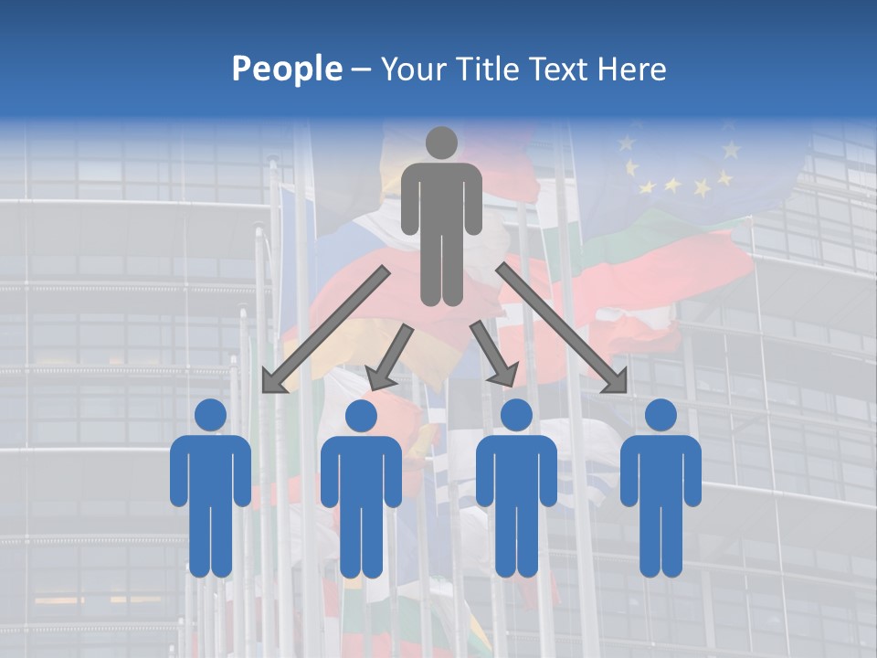 Europe Council Coloured PowerPoint Template