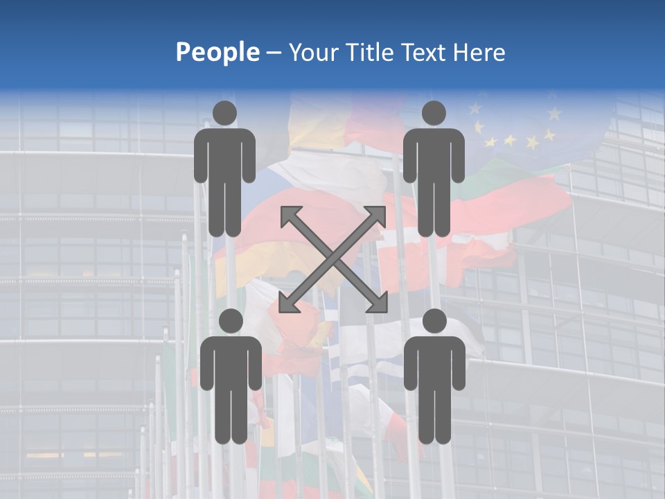 Europe Council Coloured PowerPoint Template