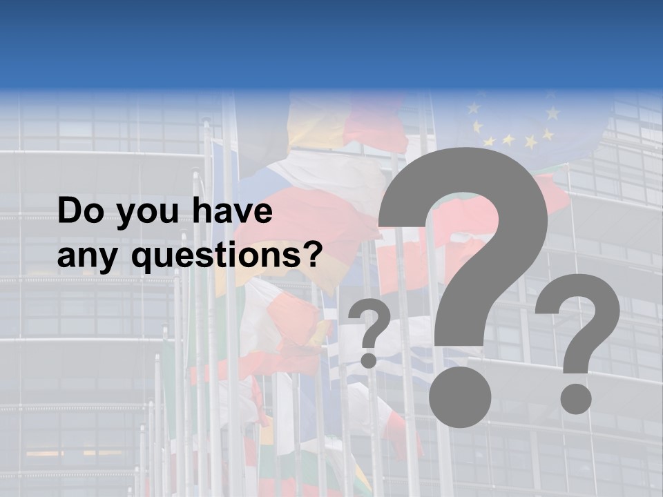 Europe Council Coloured PowerPoint Template