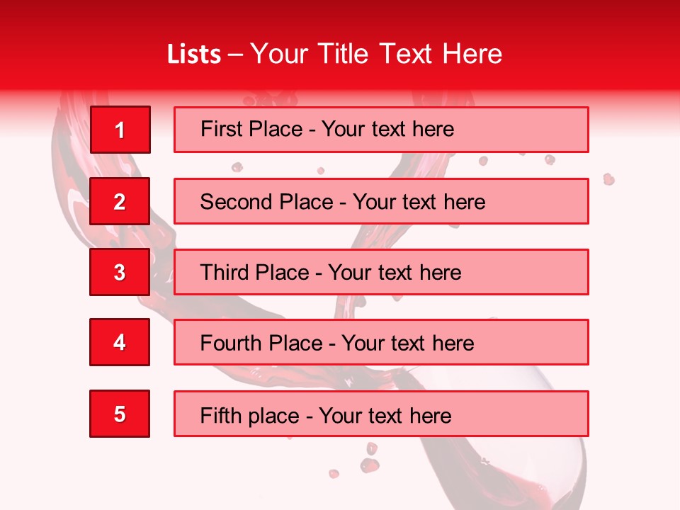 Relaxation Menu Background PowerPoint Template