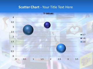 Blue Choice Hand PowerPoint Template