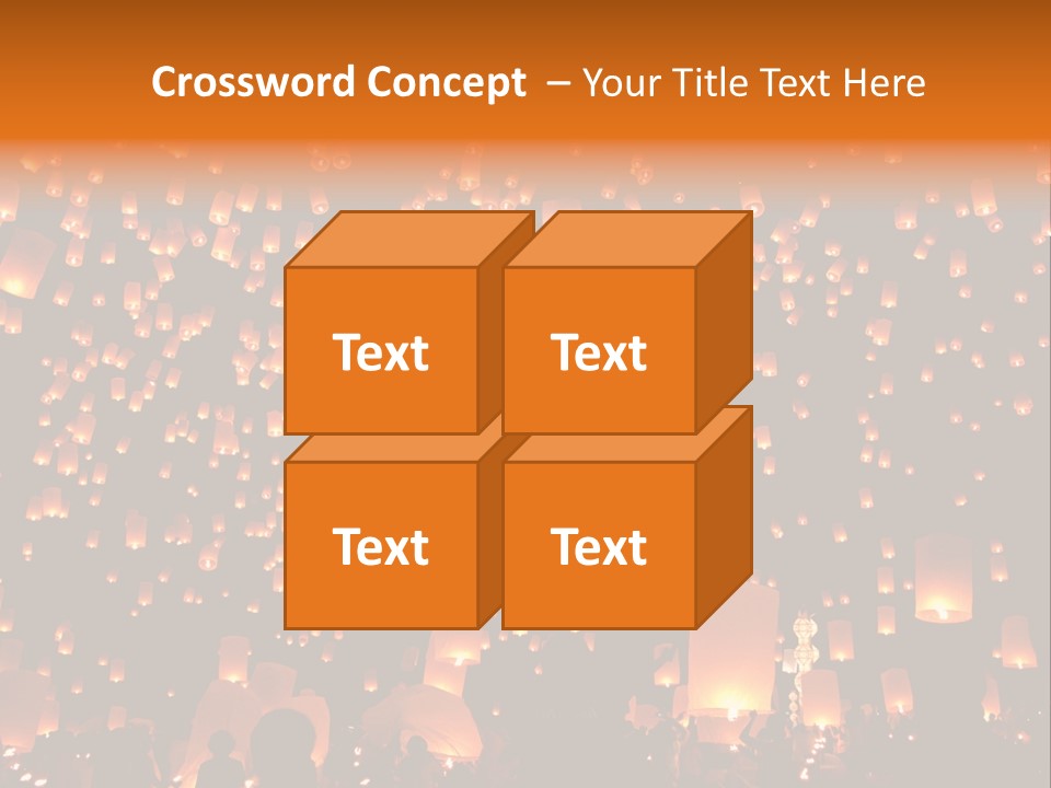 Star Family Symbol PowerPoint Template