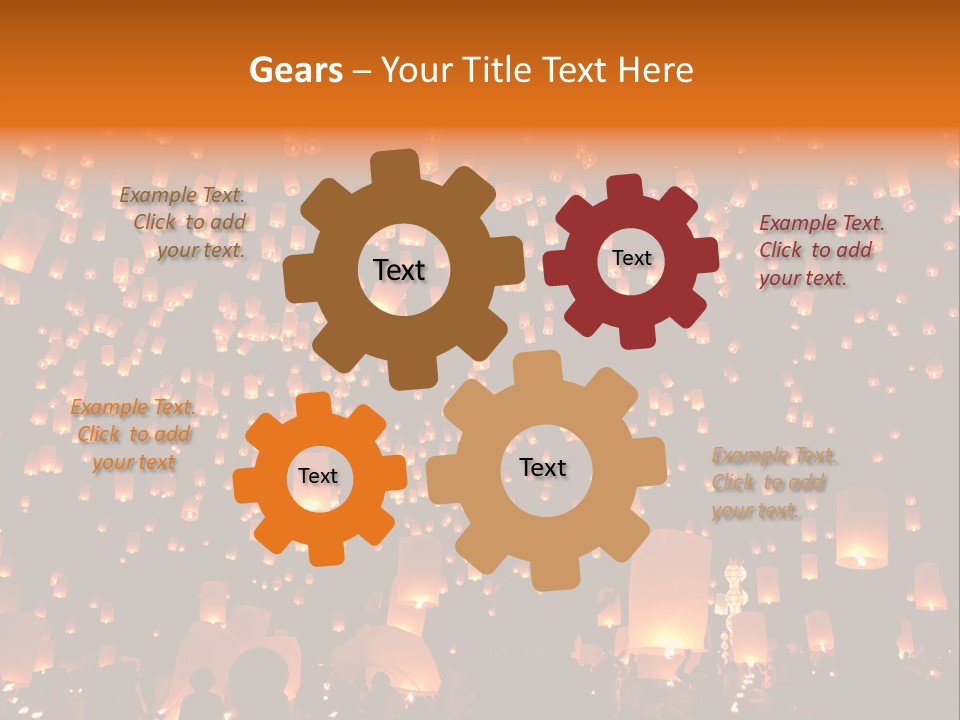 Star Family Symbol PowerPoint Template