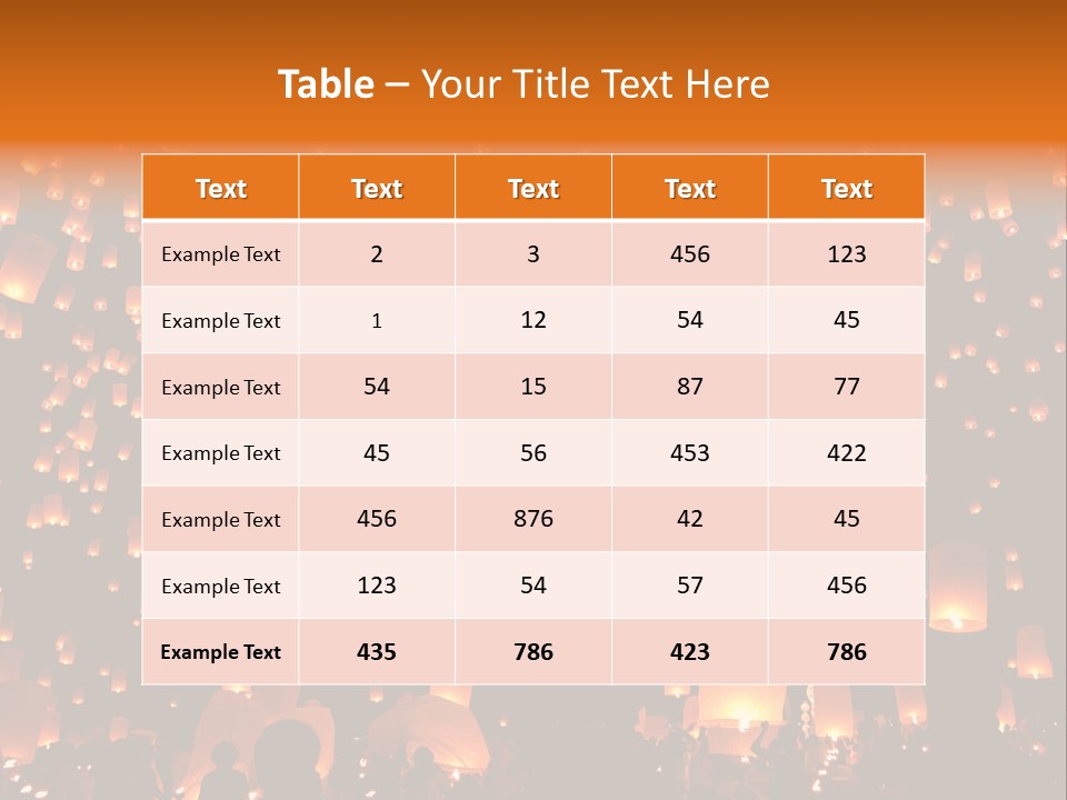 Star Family Symbol PowerPoint Template