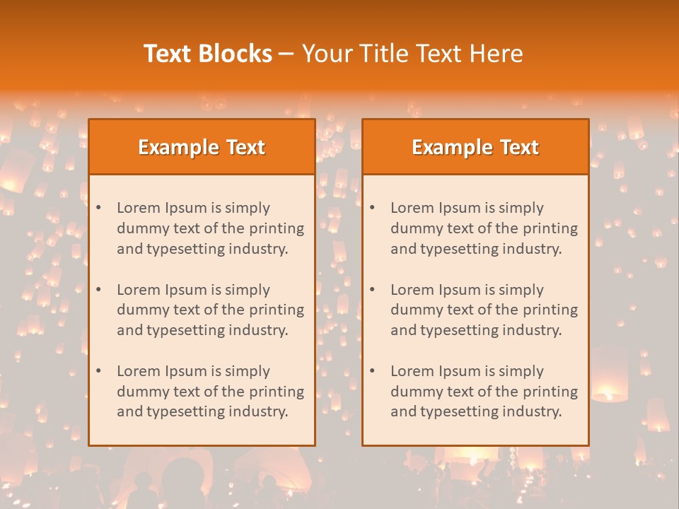 Star Family Symbol PowerPoint Template
