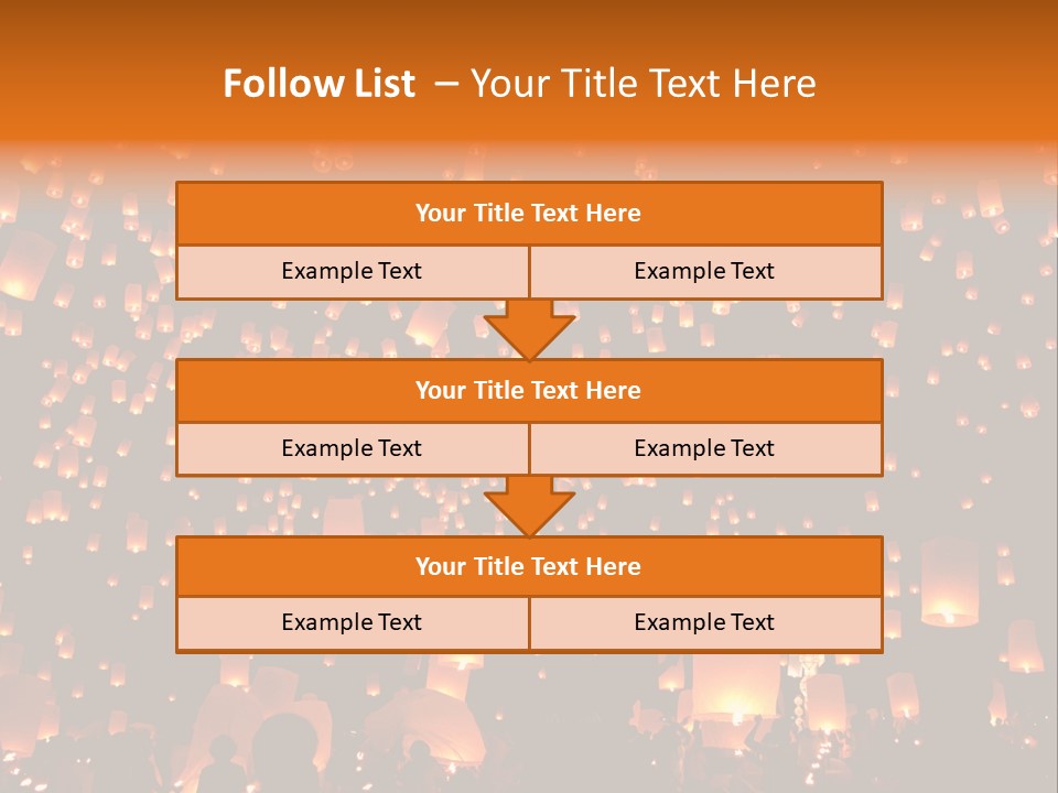 Star Family Symbol PowerPoint Template