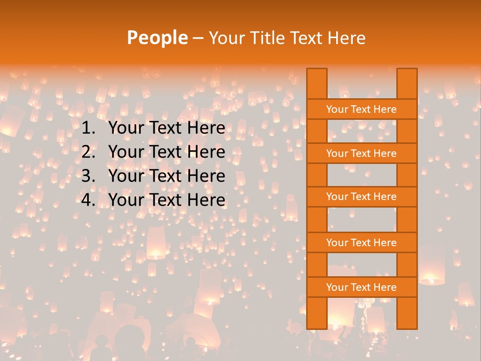 Star Family Symbol PowerPoint Template