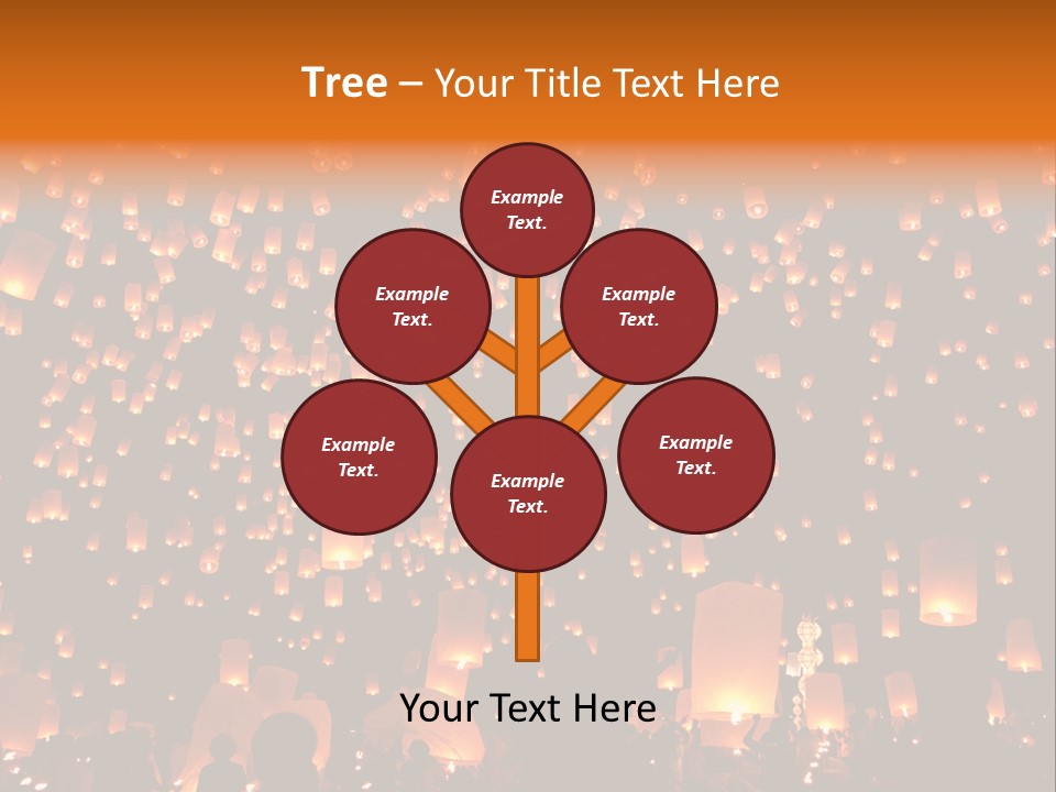 Star Family Symbol PowerPoint Template