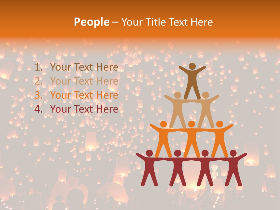 Star Family Symbol PowerPoint Template