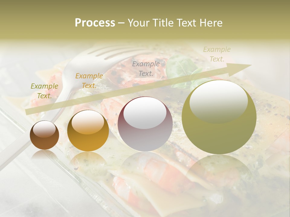 White Rose Lasagne PowerPoint Template