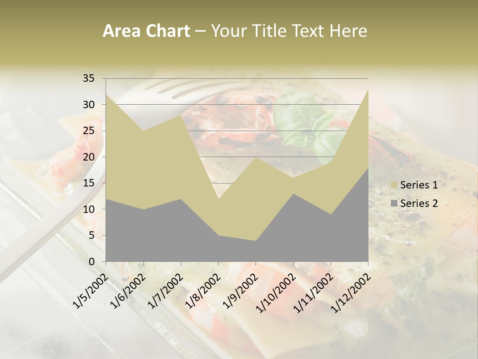 White Rose Lasagne PowerPoint Template