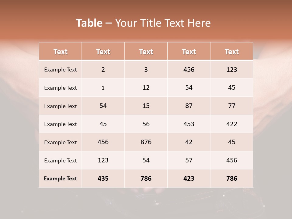 Caress Health People PowerPoint Template