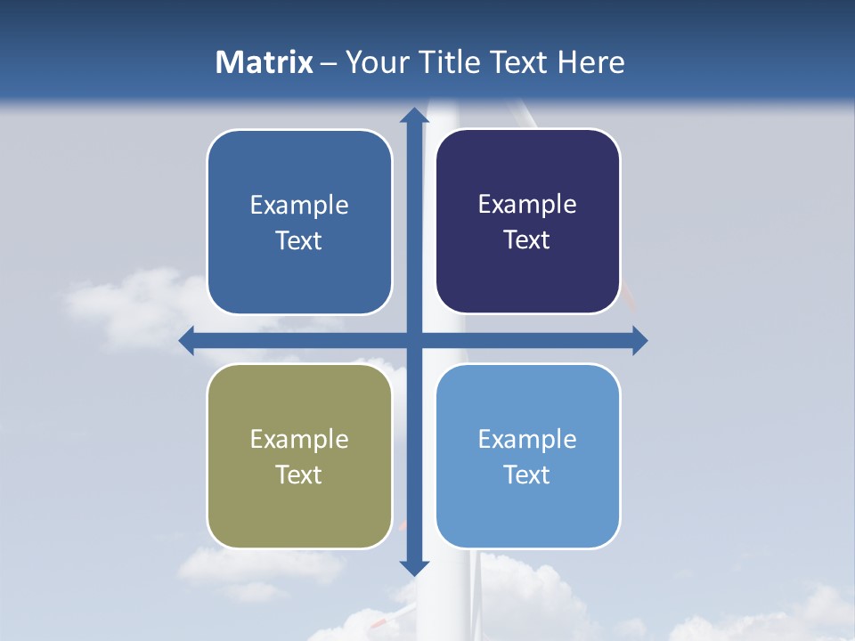 Sustainability Target Cloud PowerPoint Template