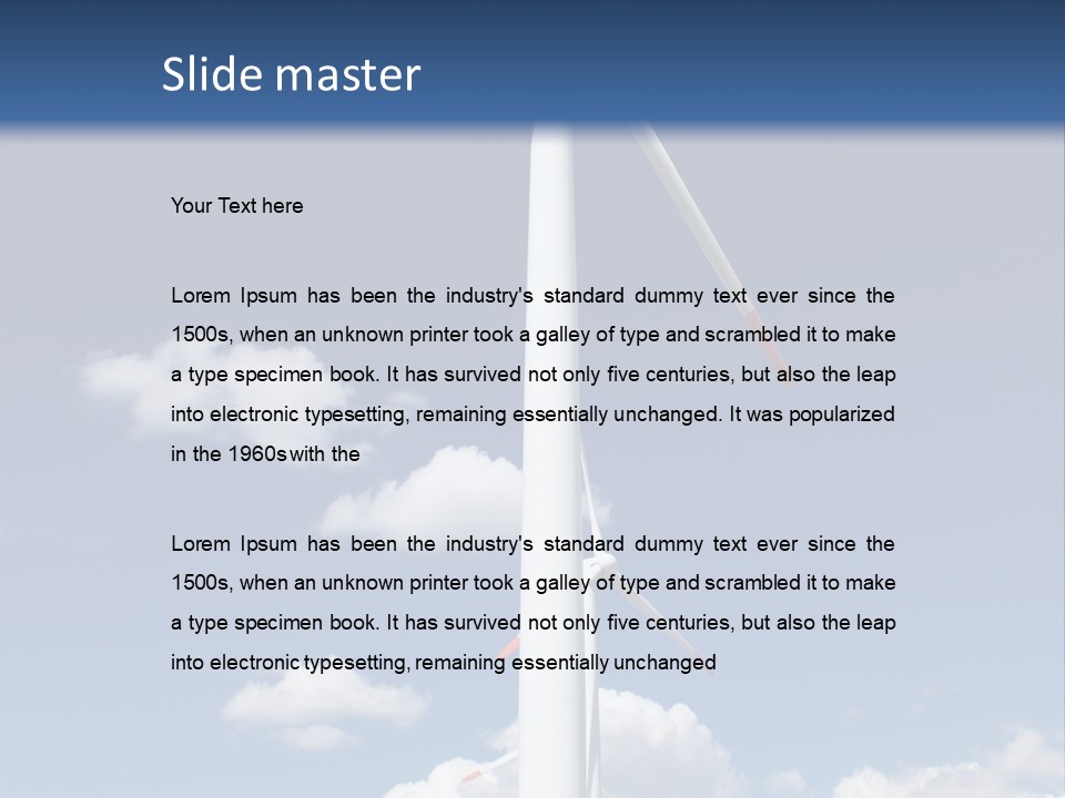 Sustainability Target Cloud PowerPoint Template