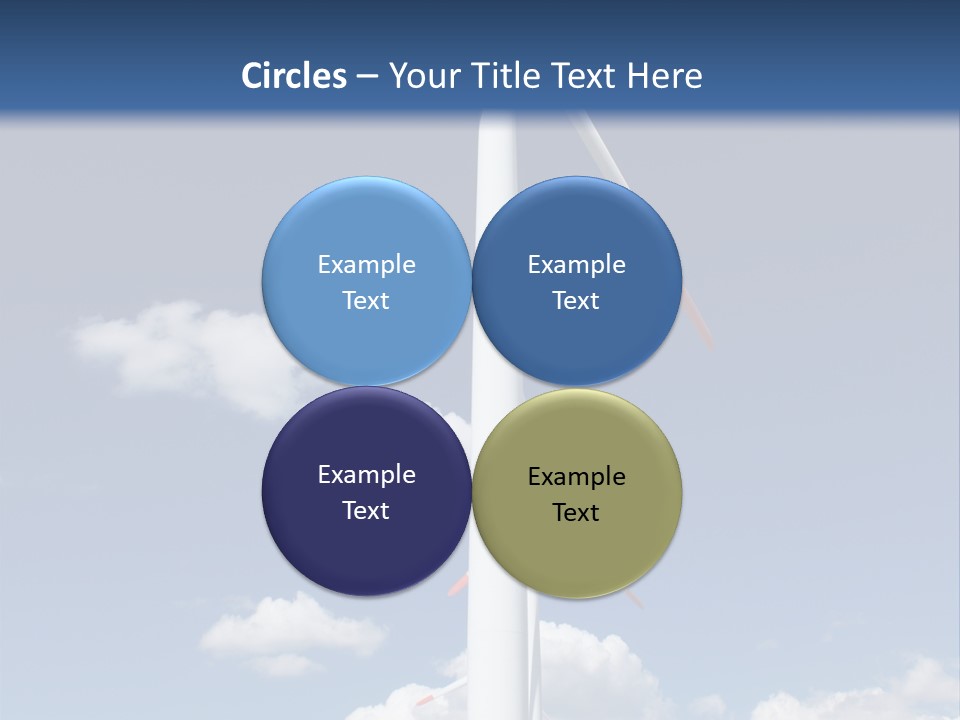 Sustainability Target Cloud PowerPoint Template