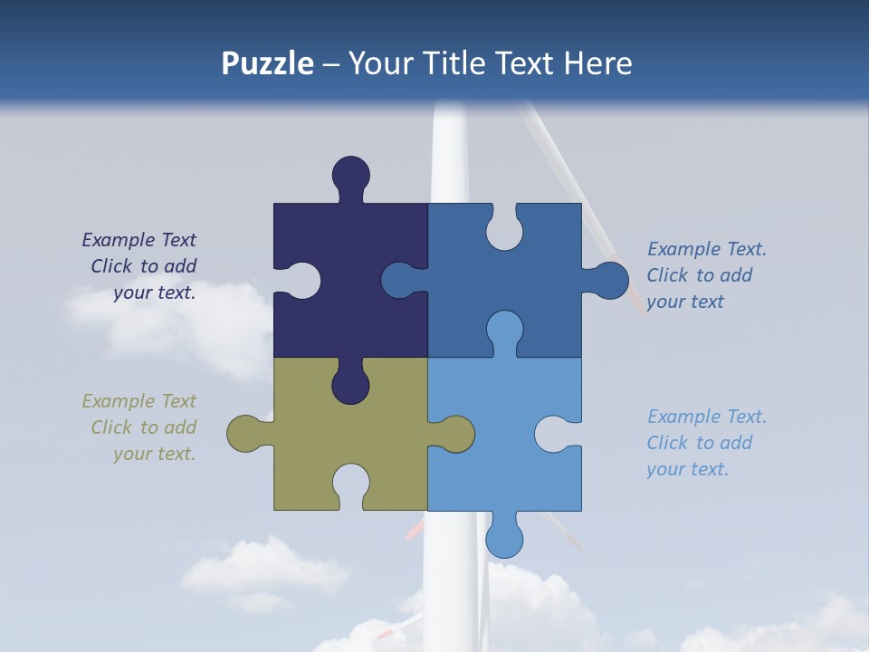 Sustainability Target Cloud PowerPoint Template