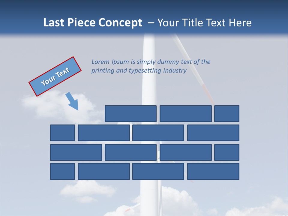 Sustainability Target Cloud PowerPoint Template