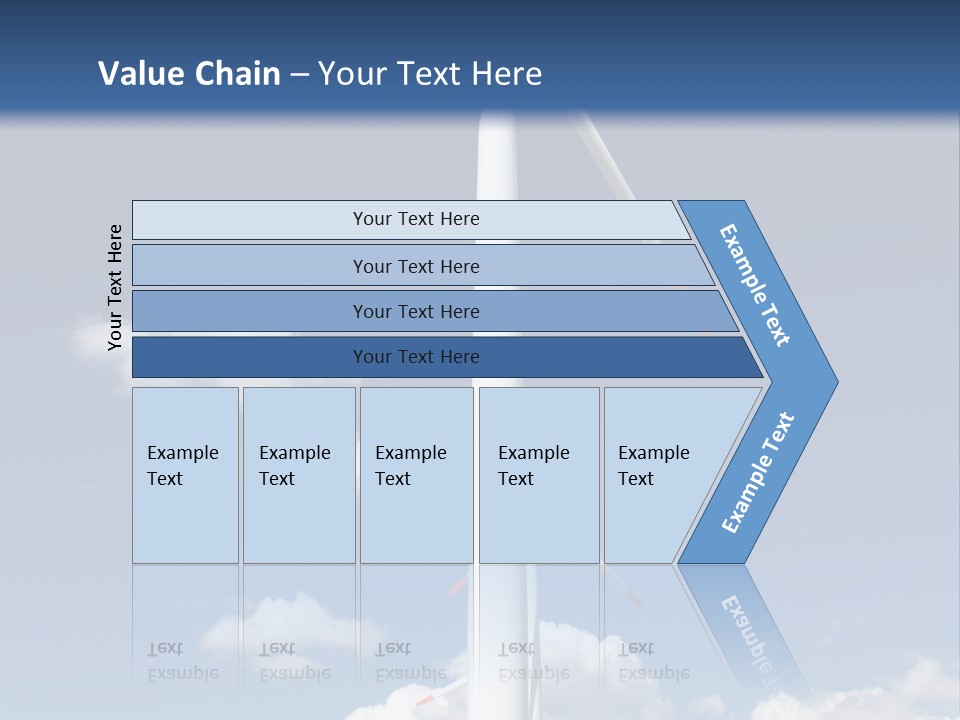 Sustainability Target Cloud PowerPoint Template