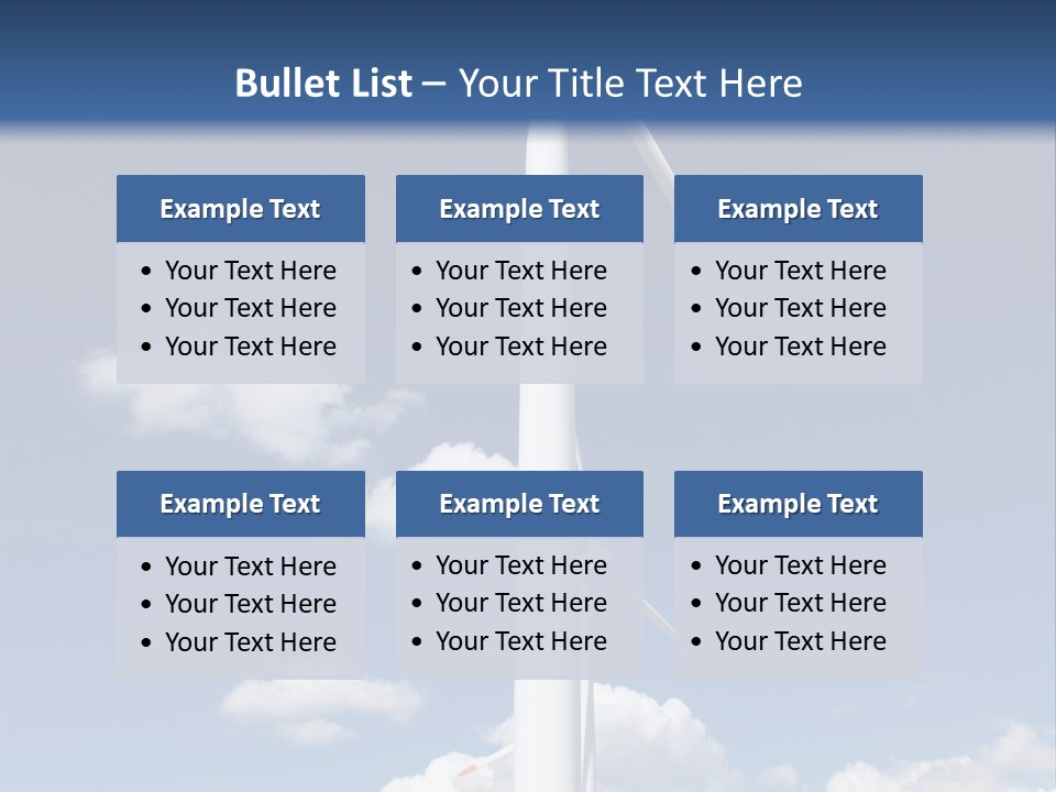Sustainability Target Cloud PowerPoint Template