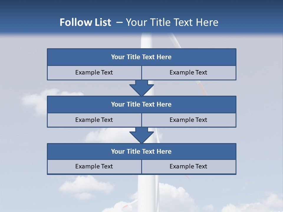 Sustainability Target Cloud PowerPoint Template